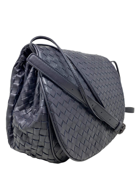 Bolso "Flap Messenger Bag Intrecciato Nappa"