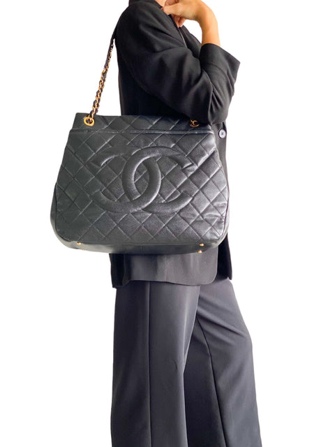 Bolso "Caviar Quilted Timeless CC Soft Tote"