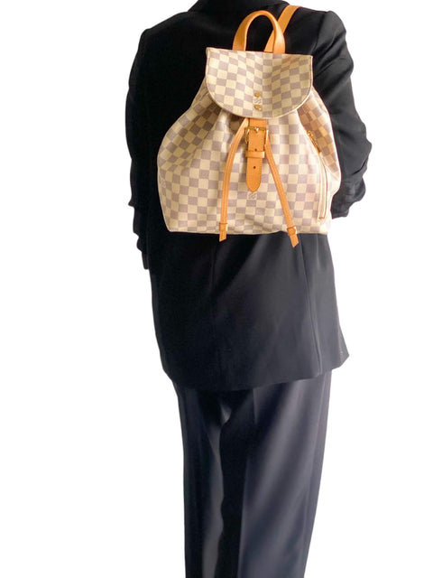 Morral "Damier Azur Sperone"
