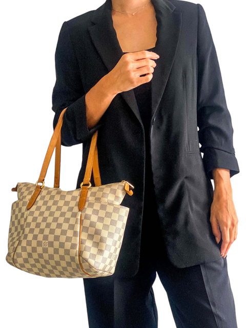 Bolso "Damier Ebene Azur Totally PM"