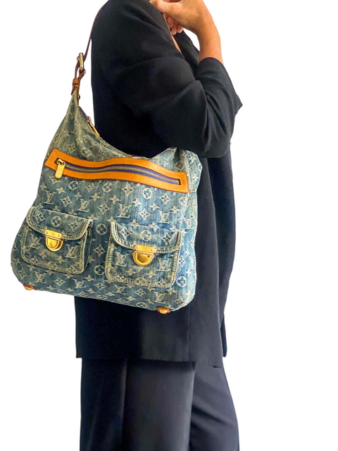 Bolso "Monogram Denim Baggy PM"