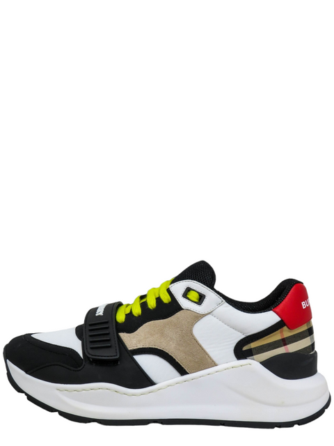 Tenis "House Check Pattern Leather"