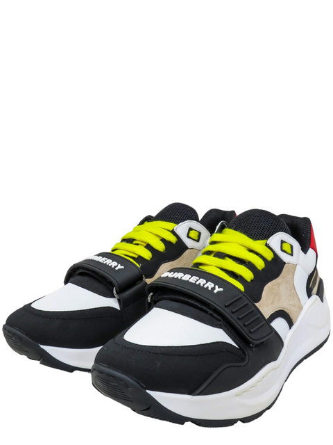 Tenis "House Check Pattern Leather"