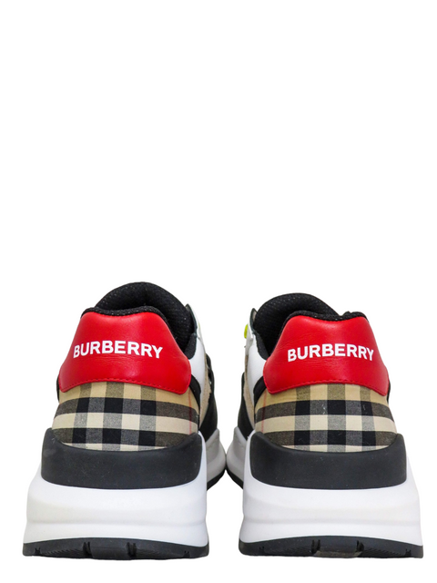 Tenis "House Check Pattern Leather"