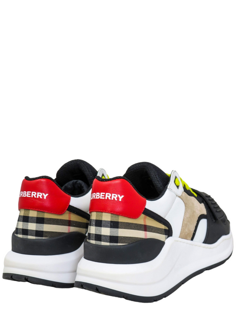 Tenis "House Check Pattern Leather"