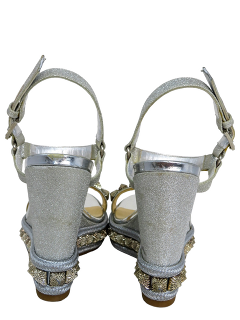 Sandalias "Pyraclou Metallic Spike Wedge Sandals"
