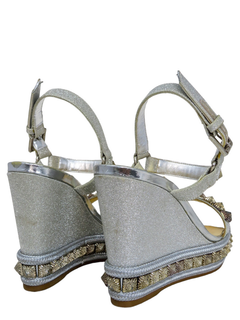 Sandalias "Pyraclou Metallic Spike Wedge Sandals"