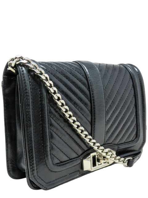 Bolso "Chevron Quilted Small Love Crossbody"