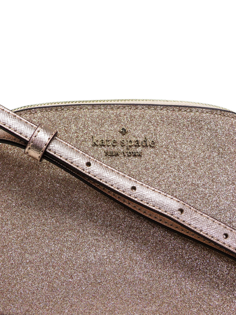 Bolso "Tinsel Small Dome Glitter Crossbody"