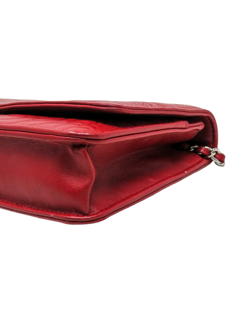 Bolso "Lambskin Camellia Embossed Wallet on Chain WOC"