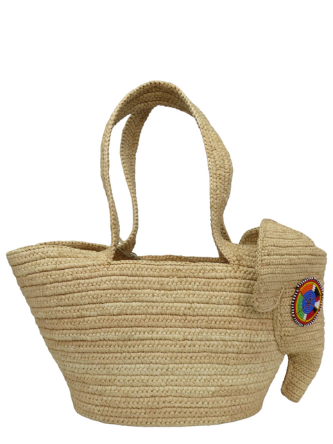 Bolso "LOEWE x Knot On My Planet Elephant Raffia Bag"