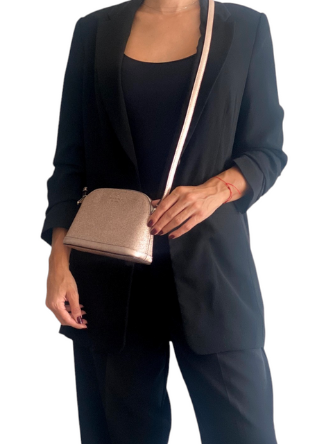 Bolso "Tinsel Small Dome Glitter Crossbody"