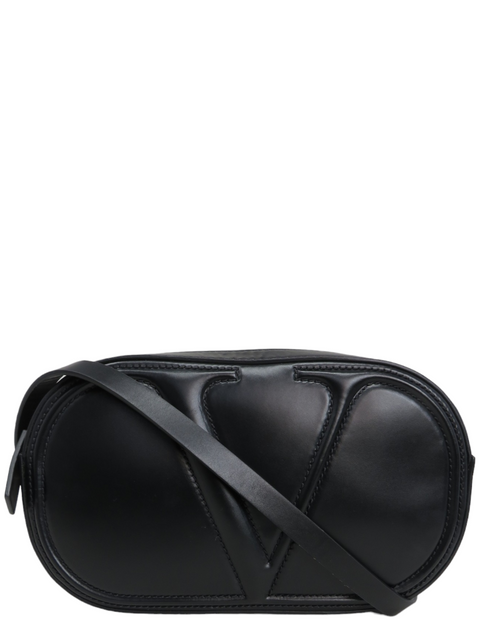 Bolso "Black VLogo Leather Camera Bag"