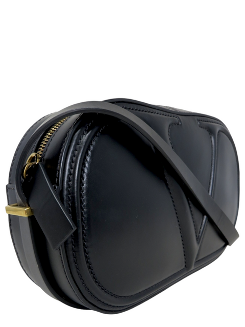 Bolso "Black VLogo Leather Camera Bag"