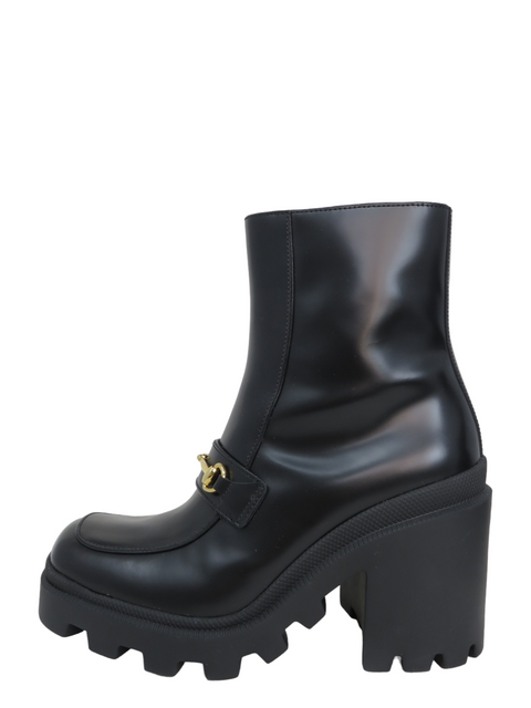 Botas "Horsebit Ankle Leather Boots"