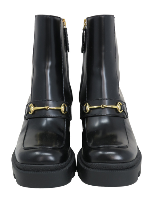 Botas "Horsebit Ankle Leather Boots"