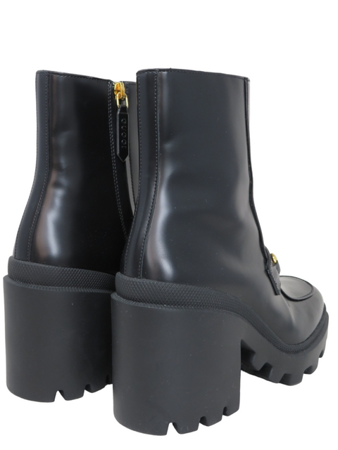 Botas "Horsebit Ankle Leather Boots"