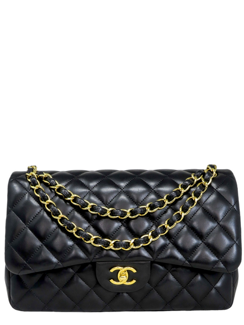 Bolso "Lambskin Classic Jumbo Double Flap Bag"