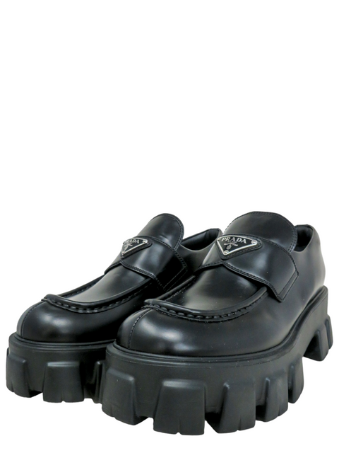 Mocasines "Brushed Leather Monolith Loafers"