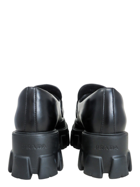 Mocasines "Brushed Leather Monolith Loafers"
