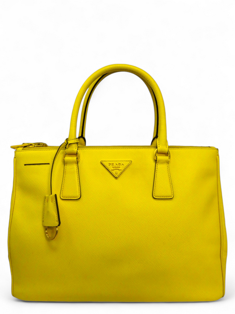 Bolso "Large Saffiano Galleria Double Zip Tote"