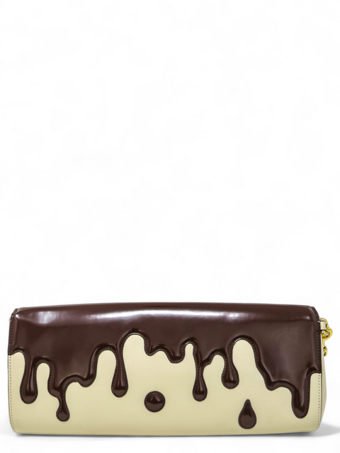 Bolso "Moschino Couture Chocolate Drip Clutch"