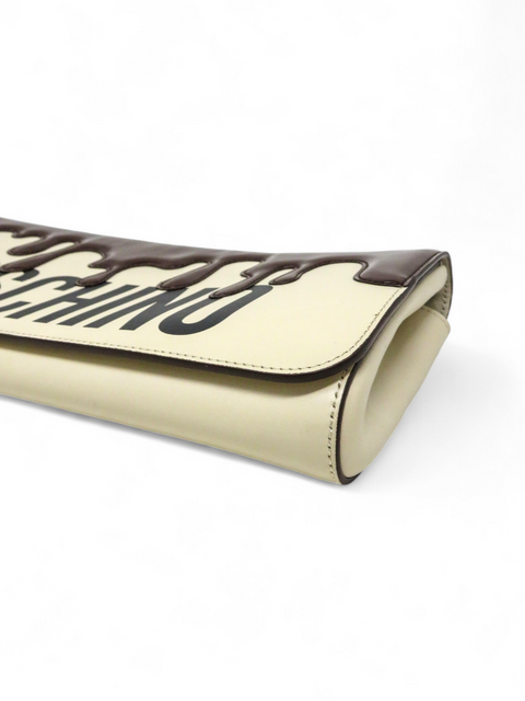 Bolso "Moschino Couture Chocolate Drip Clutch"