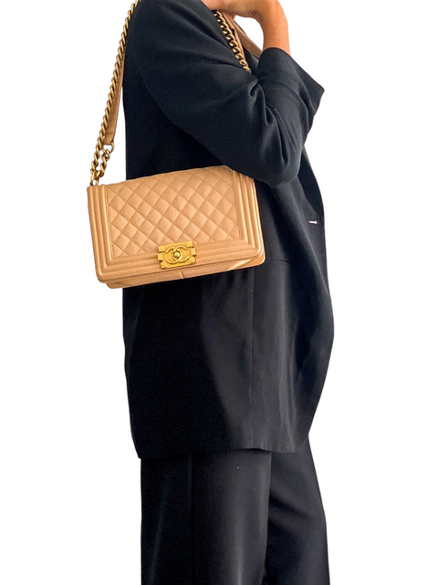 Bolso "Caviar Quilted Boy Flap"