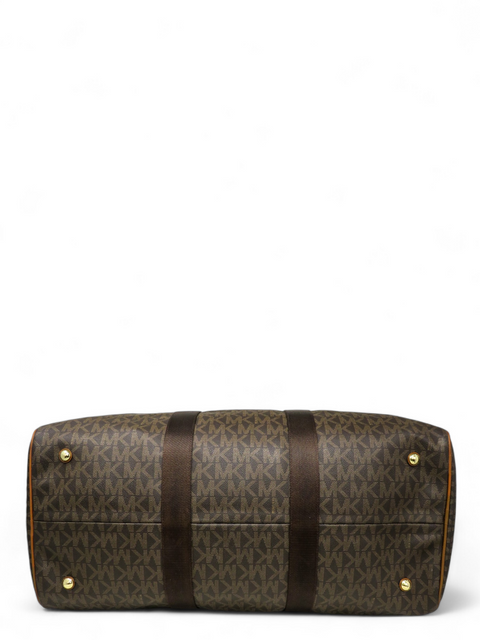 Maletín "Leather-Trimmed Coated Canvas Luggage and Travel Bag"