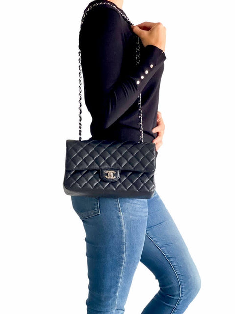 Cartera "Medium Double Flap Classic"