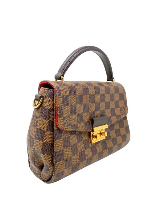 Bolso "Damier Ebene Croissette"