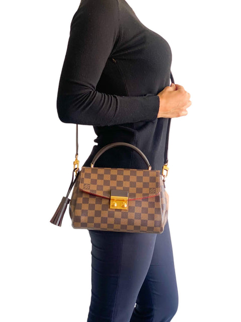 Bolso "Damier Ebene Croissette"