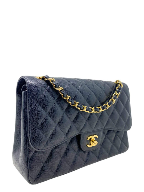 Bolso "Classic Jumbo Caviar Double Flap"