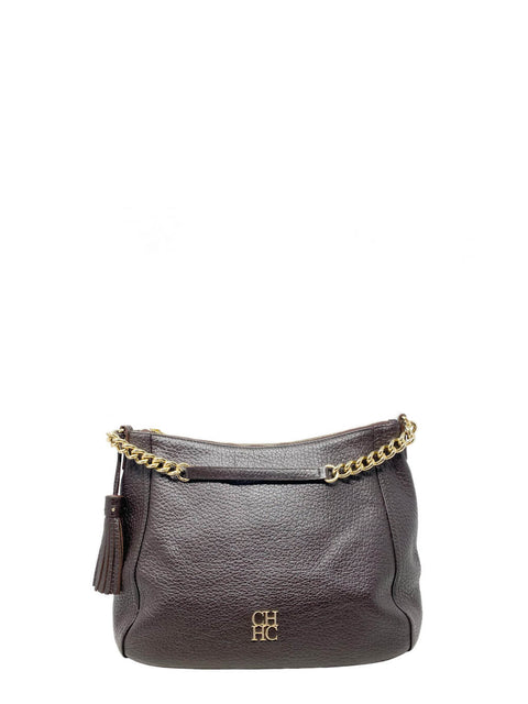 Cartera "Pebble Leather Hobo"