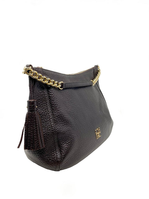Cartera "Pebble Leather Hobo"