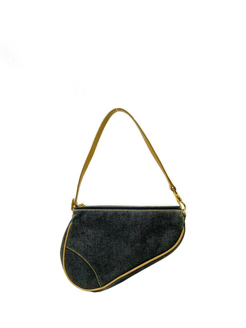 Cartera "Mini Saddle Bag in Denim"