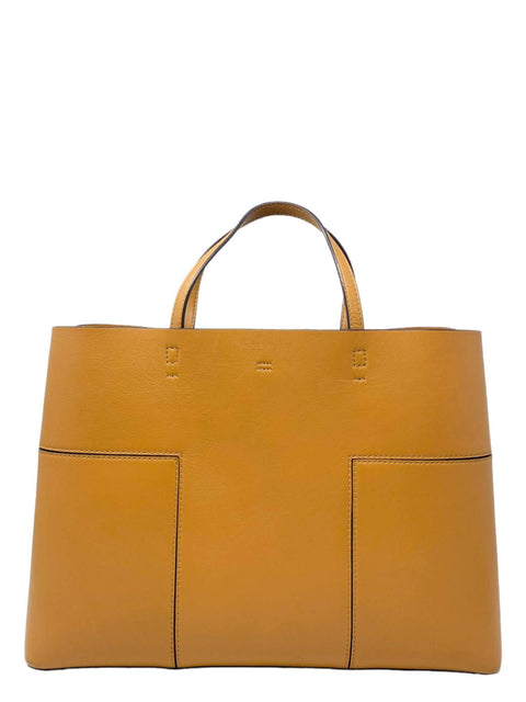 Bolso "Block-T Triple Compartment Leather Tote"