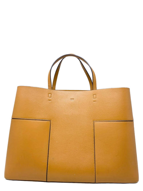 Bolso "Block-T Triple Compartment Leather Tote"