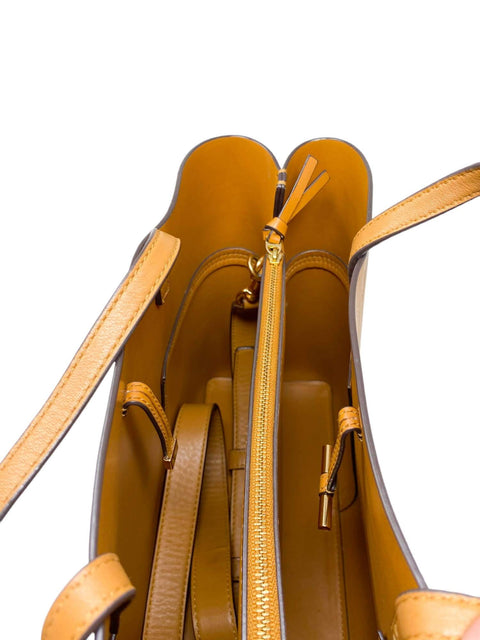 Bolso "Block-T Triple Compartment Leather Tote"