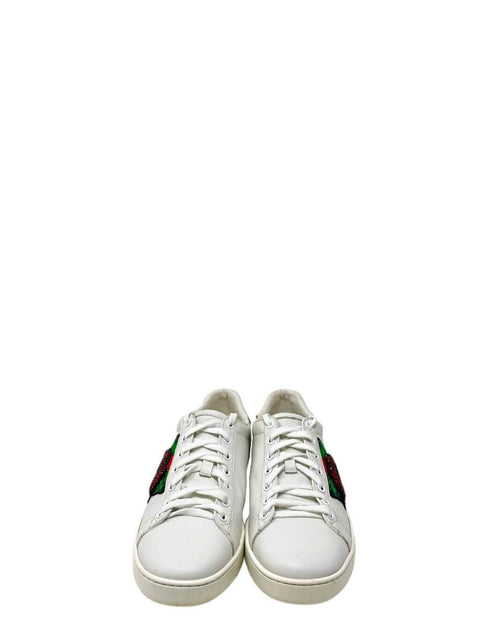 Tenis "Leather Graphic Print Sneakers"