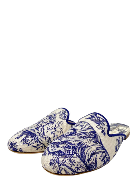 Mules "Toile De Jouy Mules"