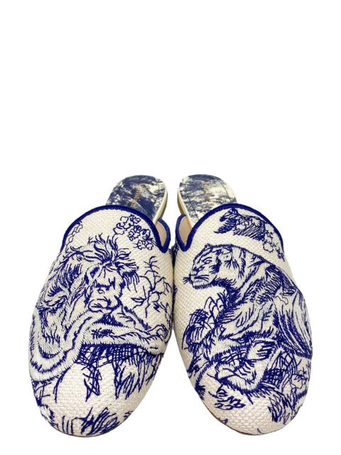 Mules "Toile De Jouy Mules"