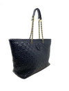 Cartera "Leather Quilted Tote"