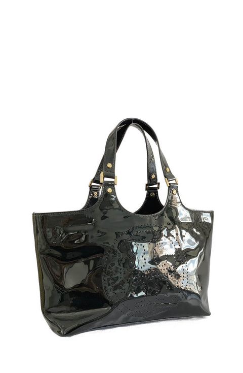 Cartera "Patent Perforated Bombe Tote"