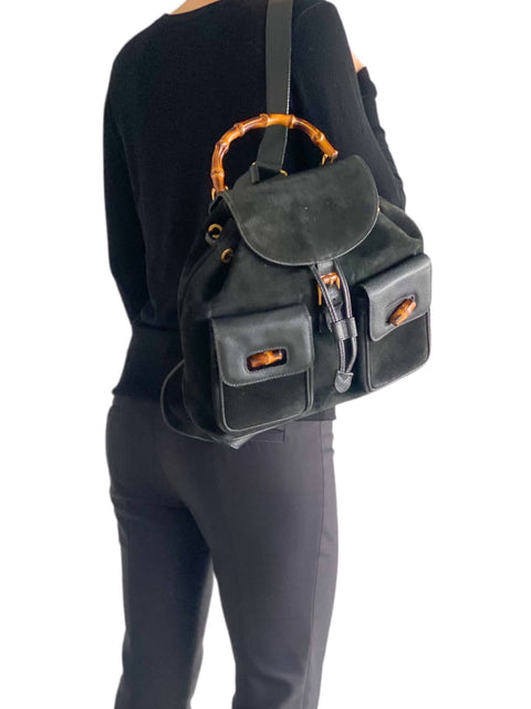 Morral "Calfskin Suede Bamboo"