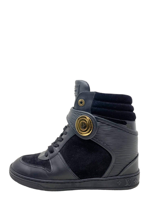 Tenis "Leather Wedge Sneakers"