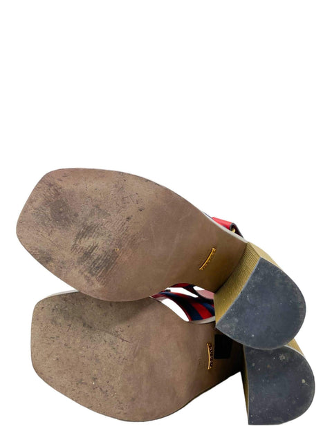 Sandalias "Horsebit Accent Leather Slingback Sandals"