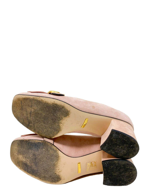 Tacones "Double G Suede Pumps"