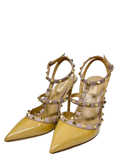 Tacones "Rockstud Accents Patent Leather"