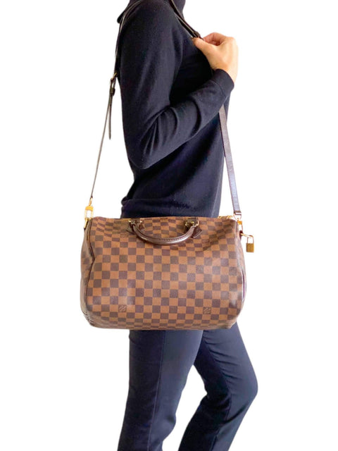 Bolso "Damier Ebene Speedy Bandouliere 30"